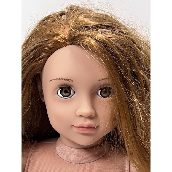 Our Generation Other - 18" OUR GENERATION DOLL RED HAIR BROWN EYES  No Clothes